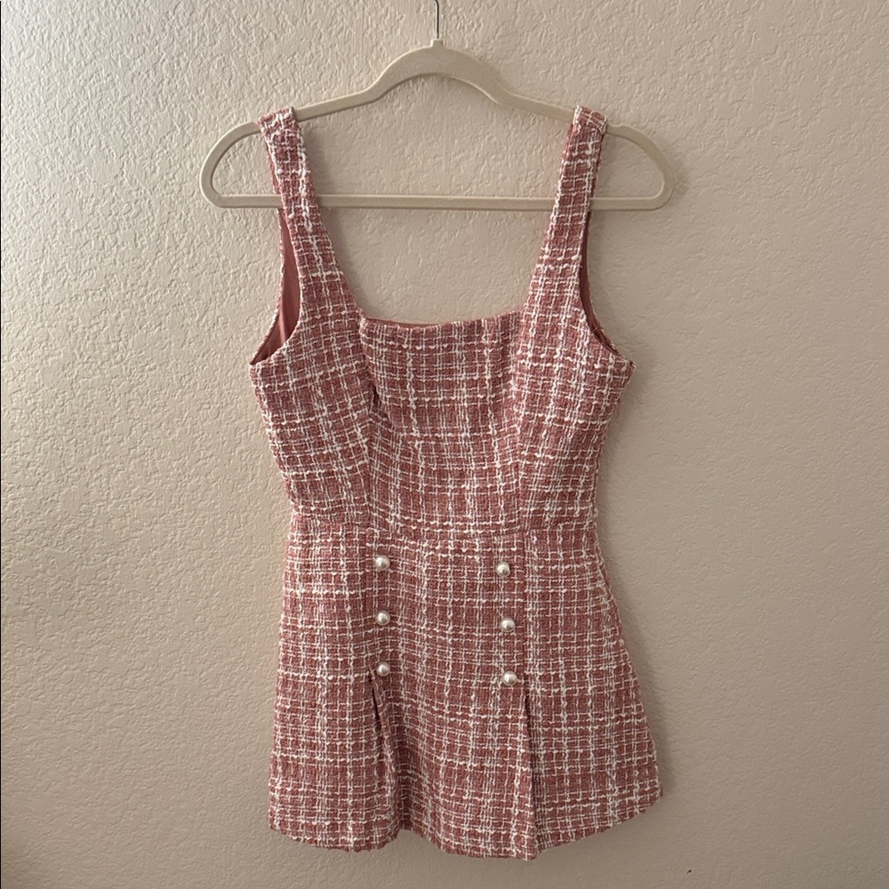 Forever 21 Pink Tweed Top